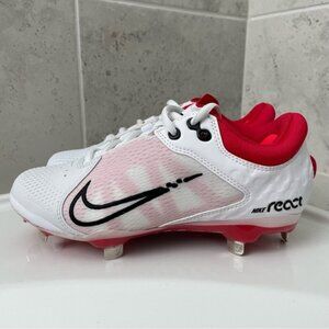 Nike Women's Hyperdiamond 4 Elite Metal Fastpitch Softball Cleats Size 8